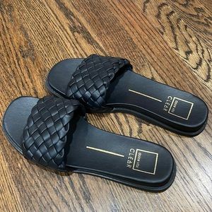 Dolce Vita Grazie black braided sandal size 8.5